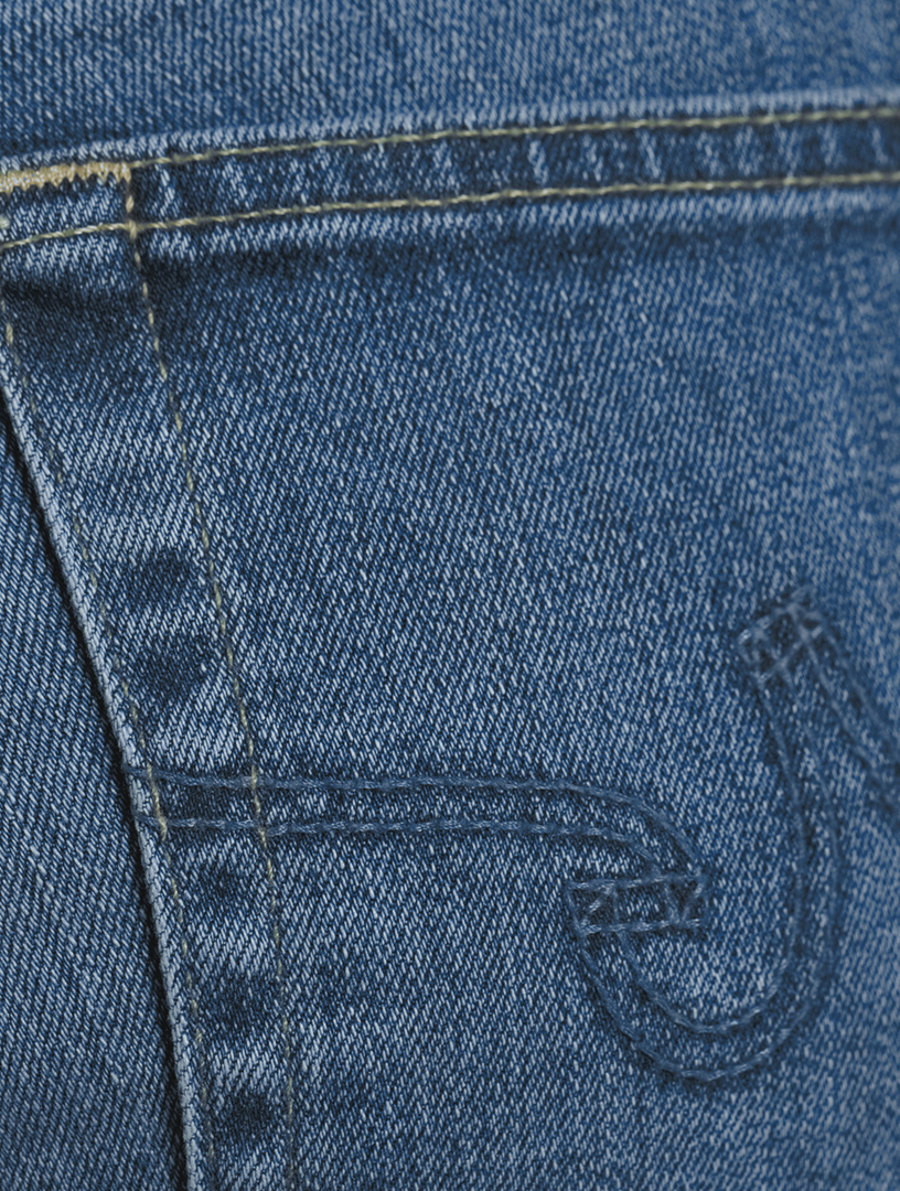 Mari High-Waisted Slim Straight Jeans