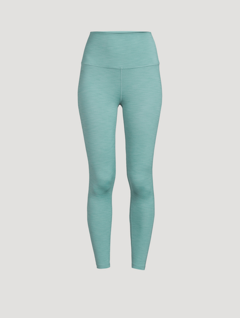 BEYOND YOGA Heather Rib High-Waisted Midi Leggings