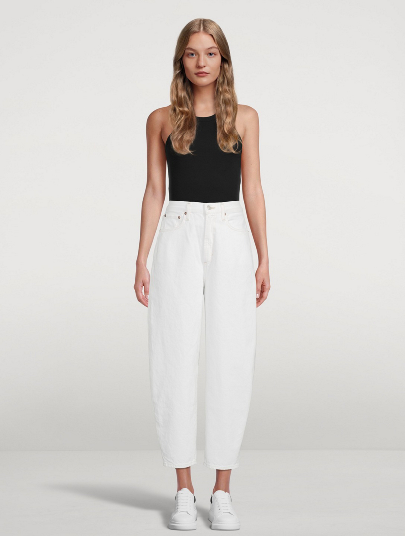 AGOLDE Balloon Curved High-Waisted Jeans | Holt Renfrew