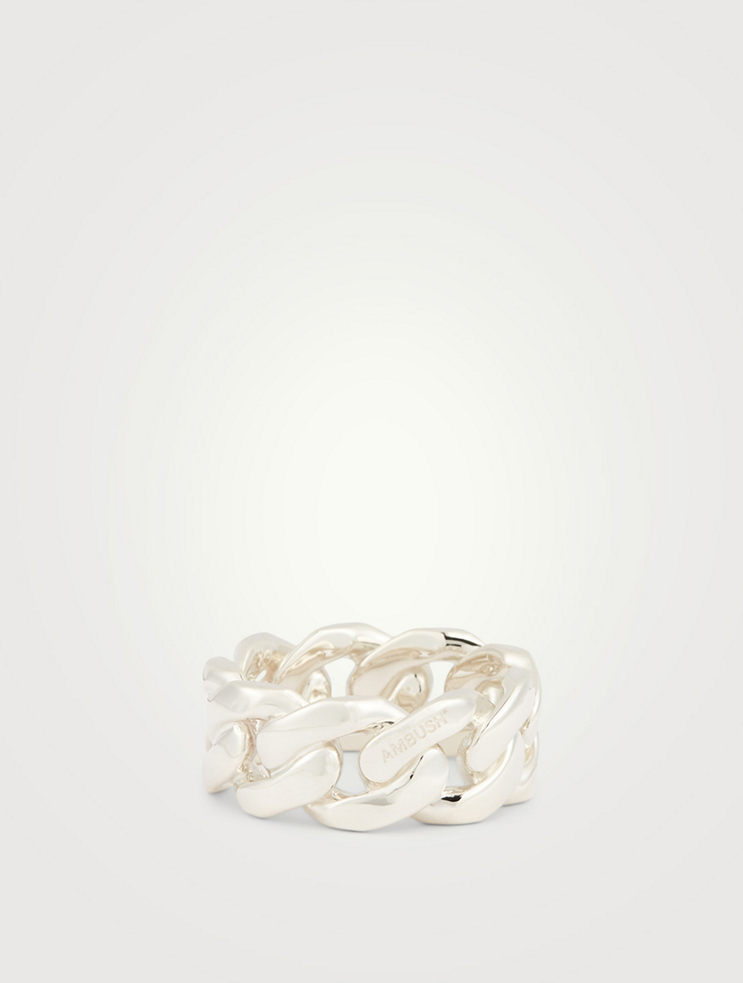 Sterling Silver Chain Ring 3