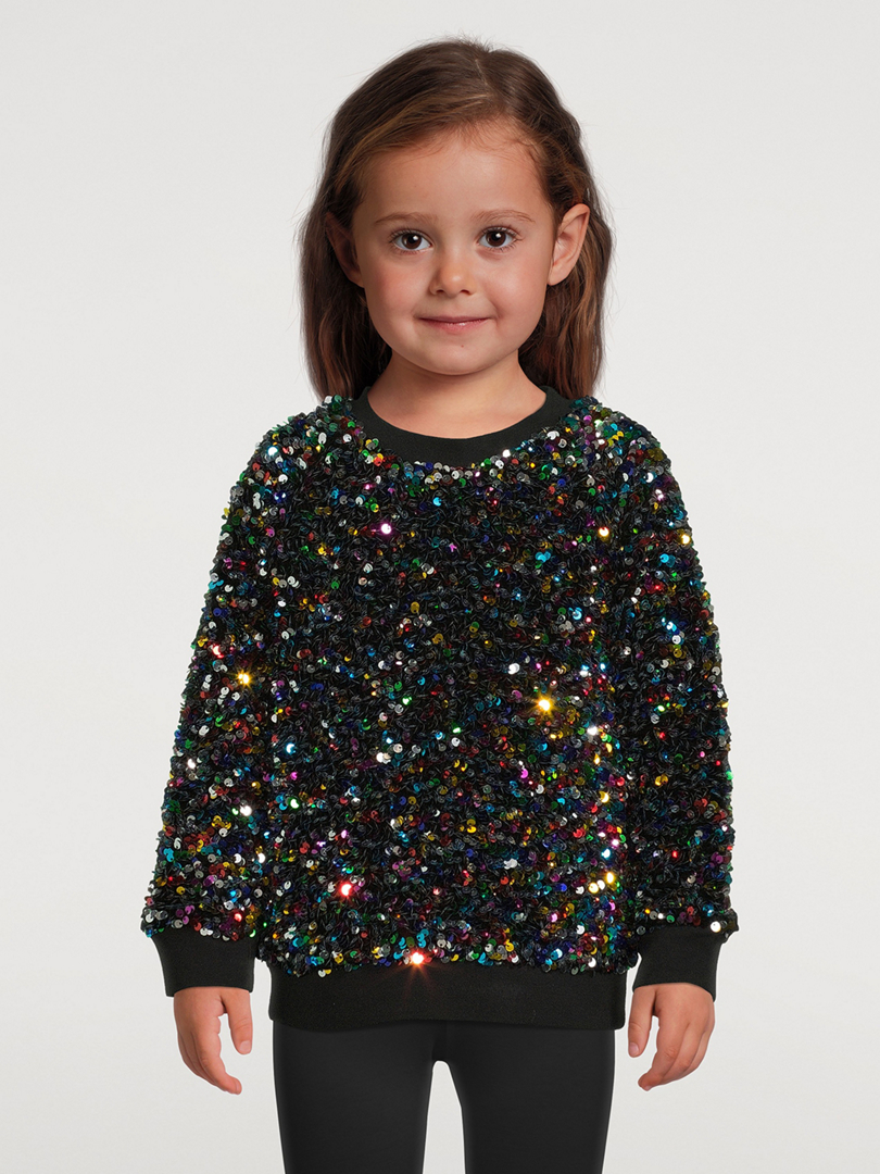 Kids Fleece Sequin Sweatshirt