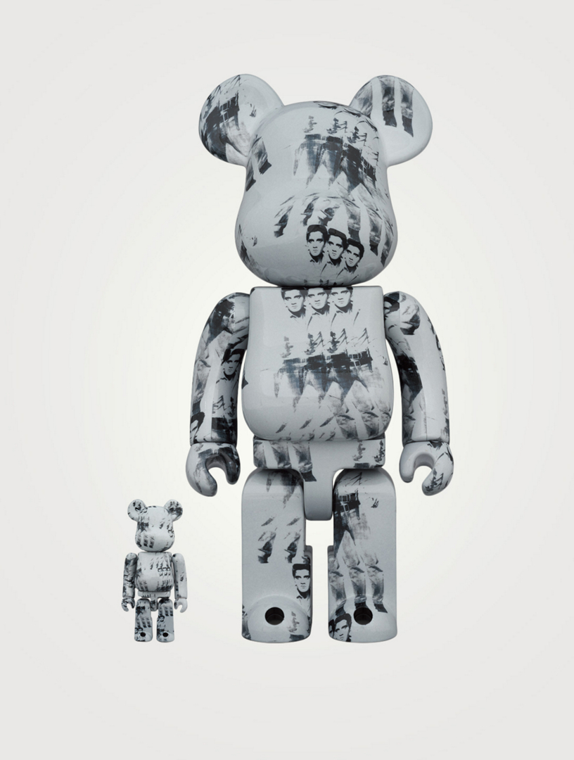 BEARBRICK Andy Warhol Elvis Presley 100% & 400% Be@rbrick | Holt