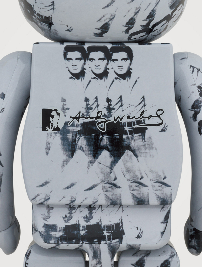 BEARBRICK Andy Warhol Elvis Presley 100% & 400% Be@rbrick | Holt