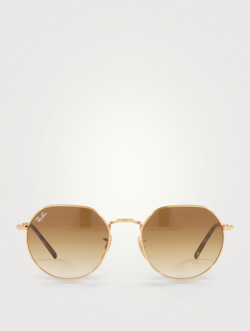 RAY-BAN RB3565 Jack Hexagonal Round Sunglasses | Holt Renfrew