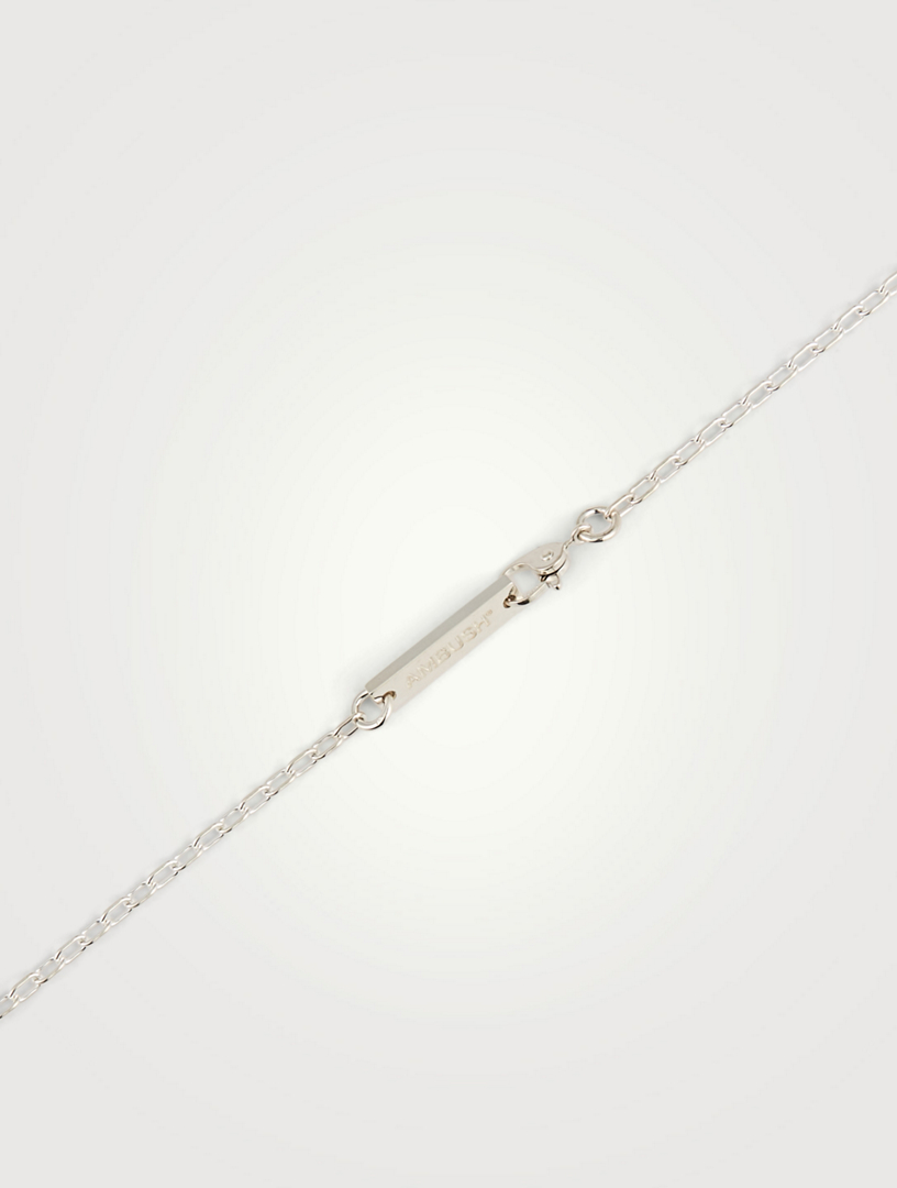 Sterling Silver And 18K Gold Plated Rose Pendant Necklace