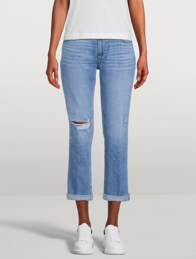 Womens PAIGE blue Brigitte Slim Boyfriend Jeans