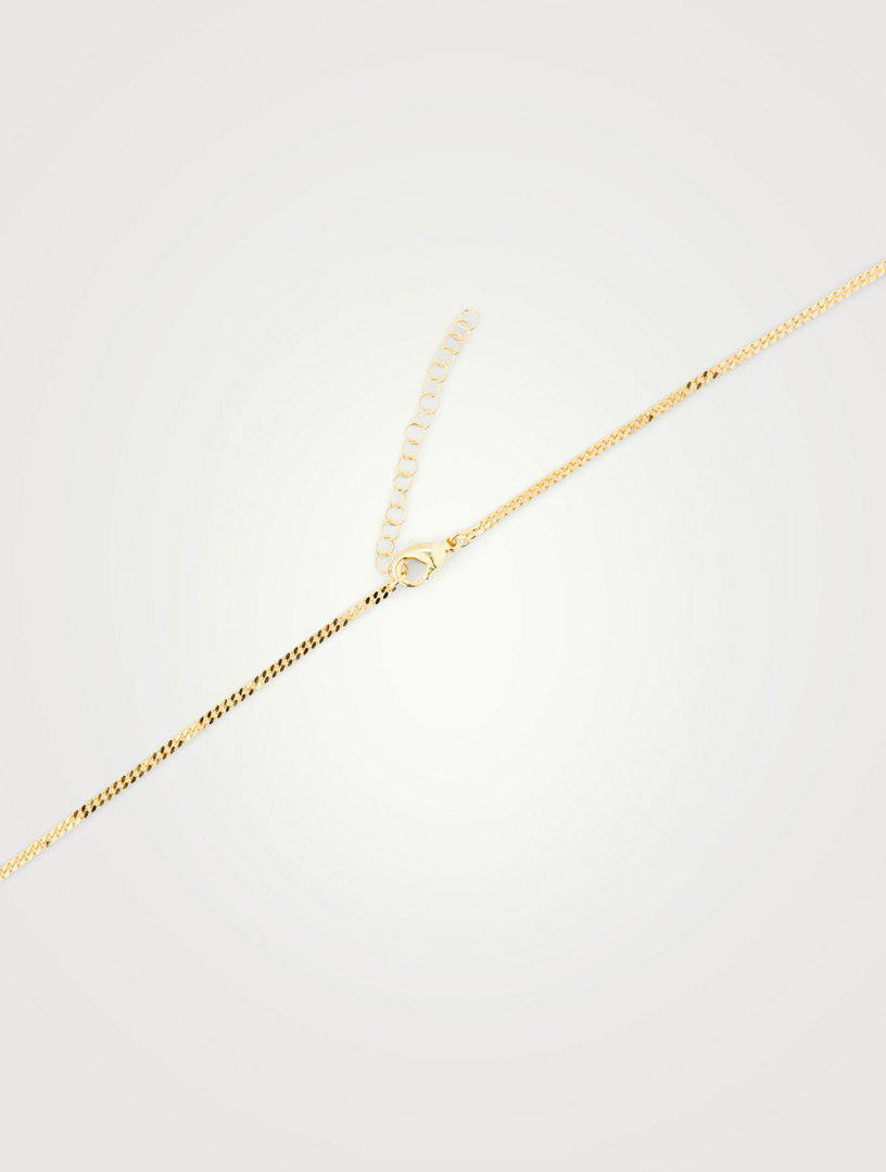 MM6 MAISON MARGIELA Minimal Logo Pendant Ring Necklace