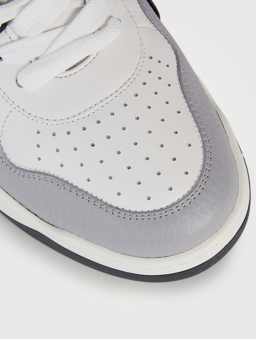 One Stud Leather Sneakers