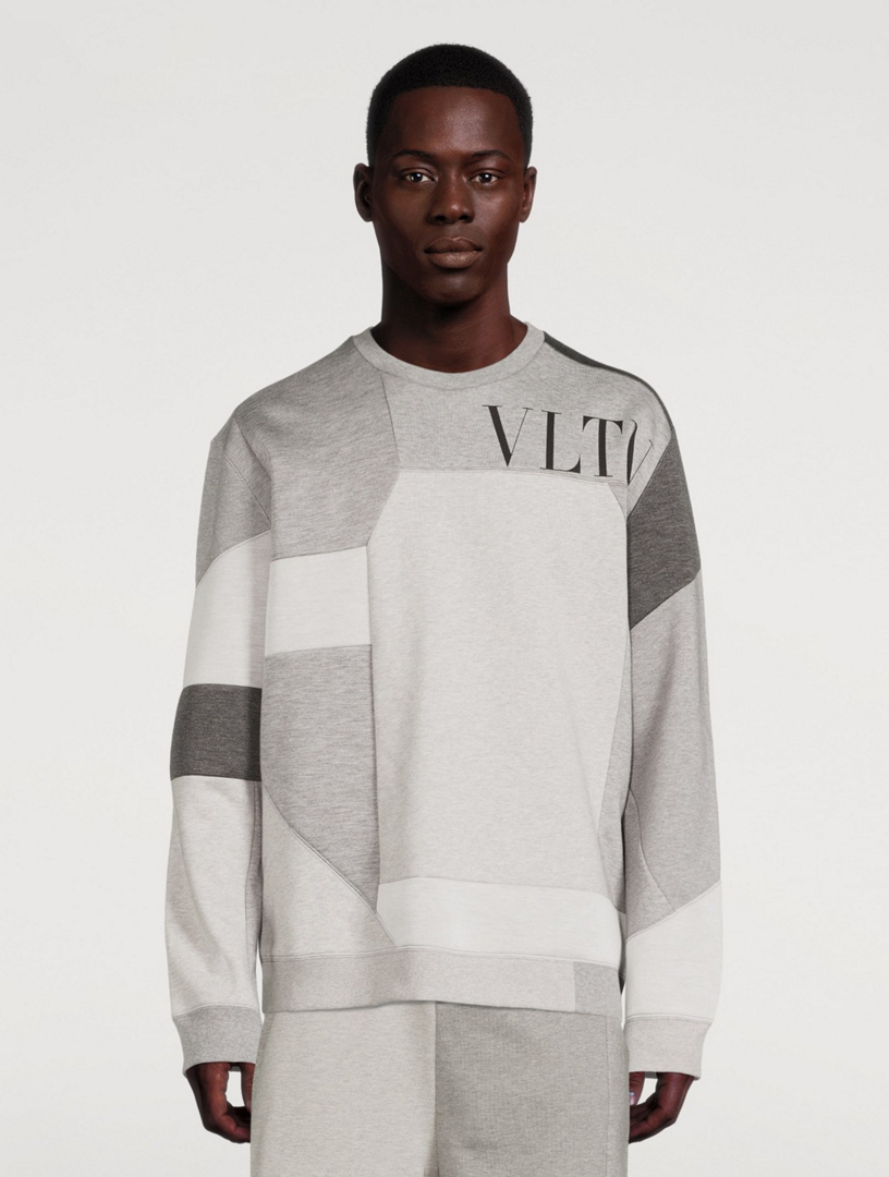 VLTN Cotton Patchwork Sweatshirt