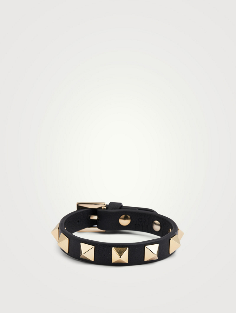 Rockstud Leather Bracelet