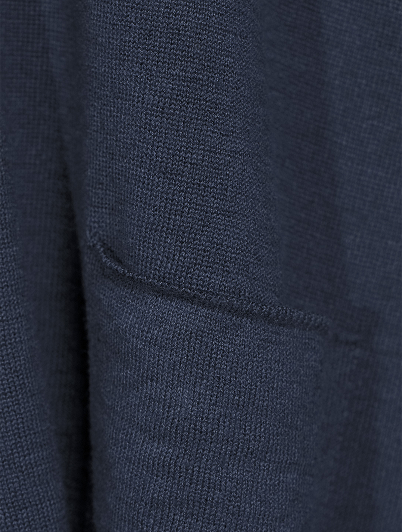 Linen And Cashmere Turtleneck Sweater