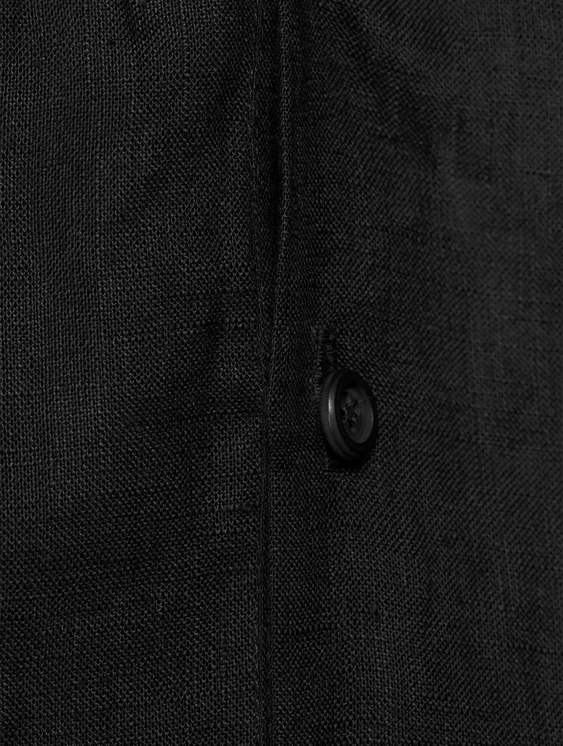 Linen A-line Long Shirt