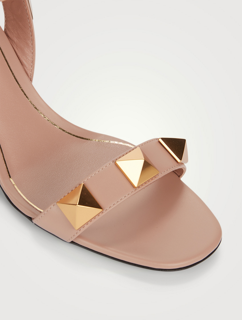 Roman Stud Leather Heeled Sandals
