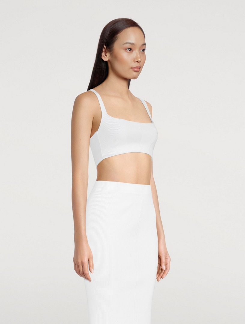 Zarza Rib Knit Bralette