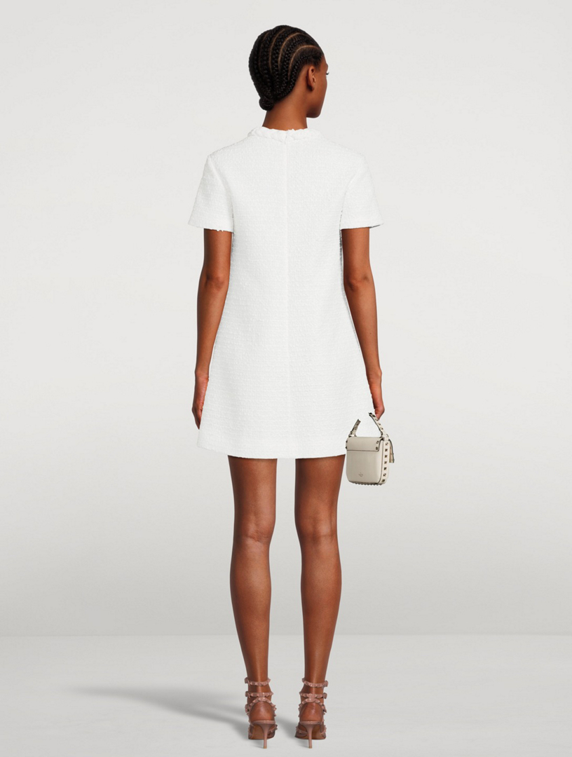 VALENTINO Tweed Mini Dress | Holt Renfrew