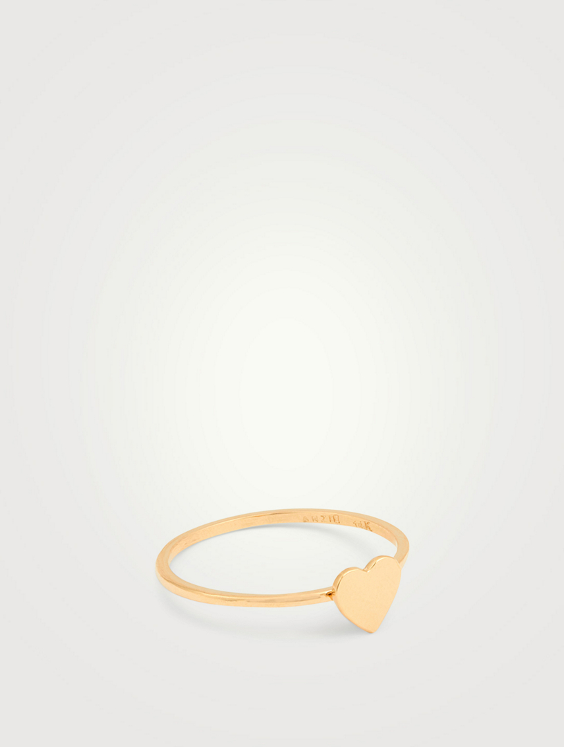 Love Letter 14K Gold Heart Ring