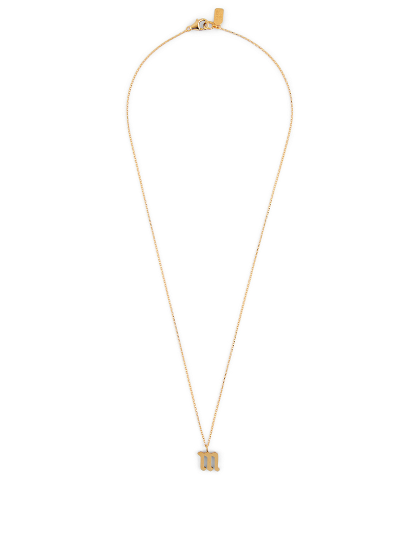 Tudor 14K Gold-Filled Pendant Necklace With M Letter
