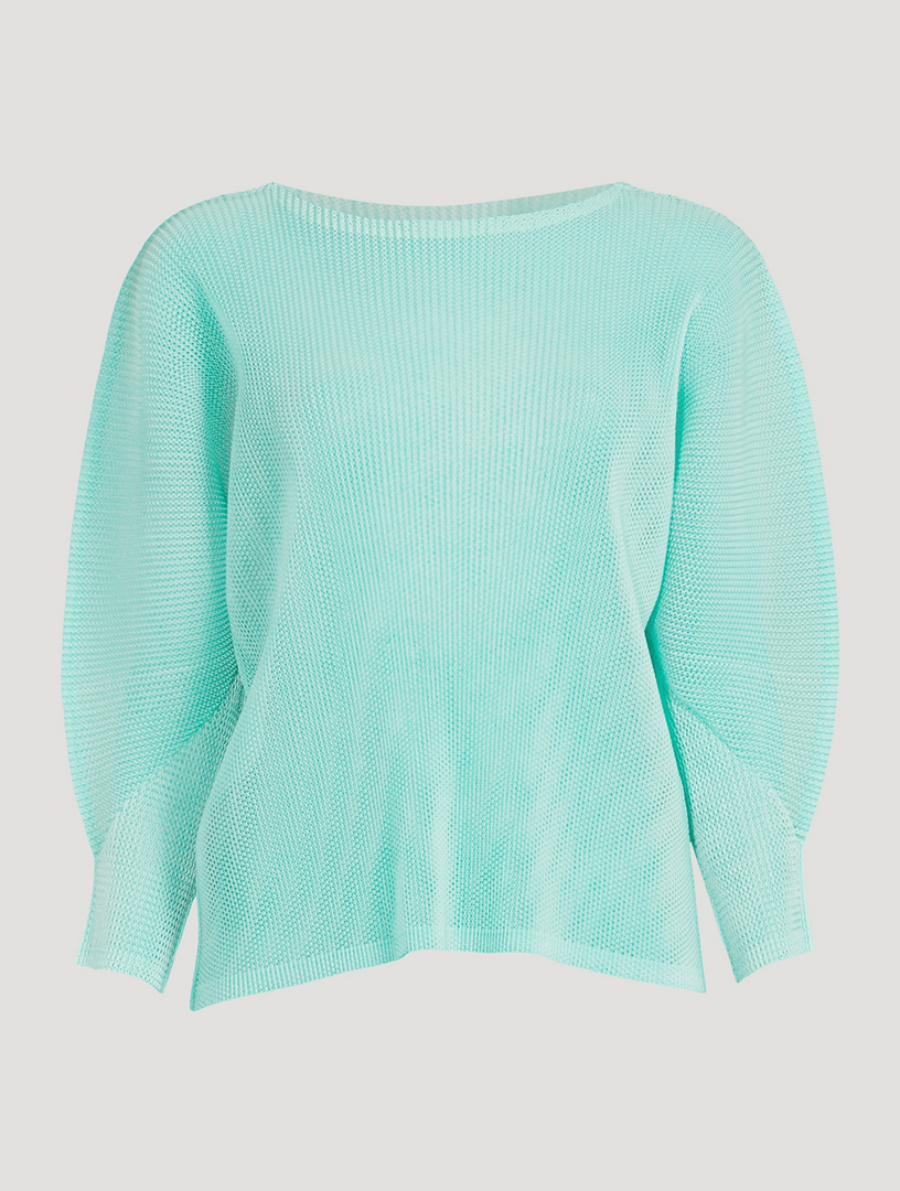 PLEATS PLEASE ISSEY MIYAKE Tatami April Mesh Top | Holt Renfrew