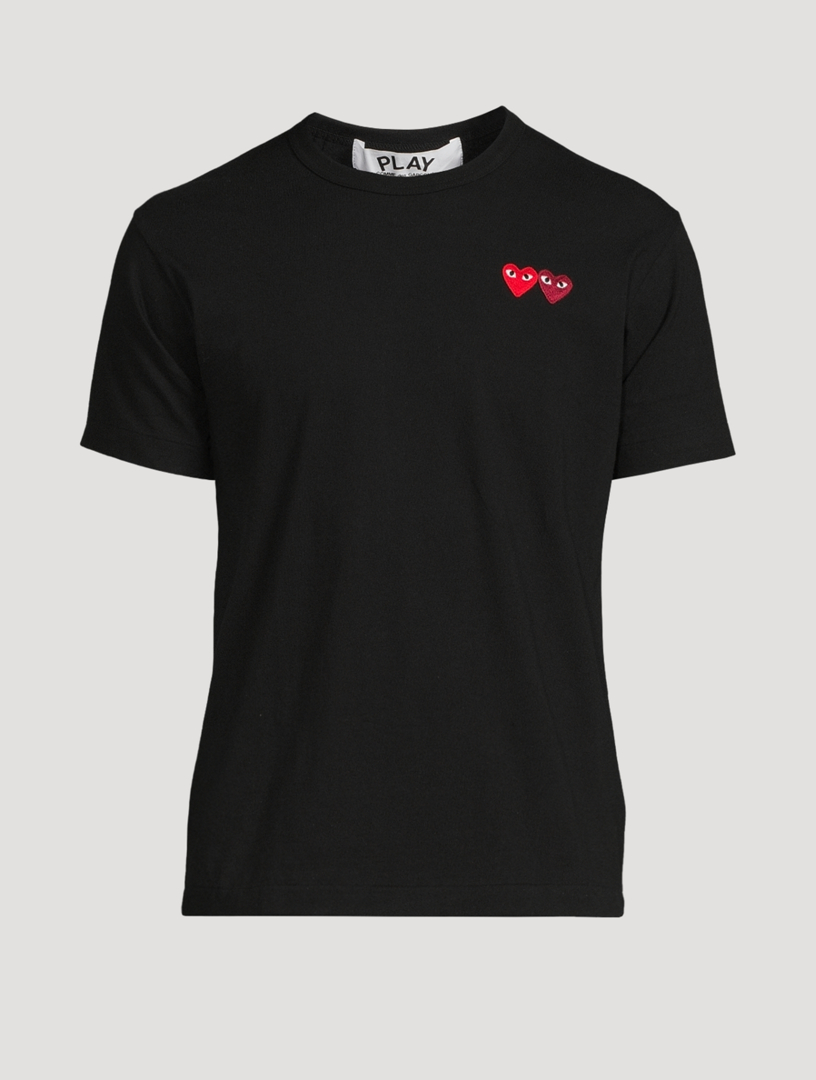 Double Heart Patch T-Shirt