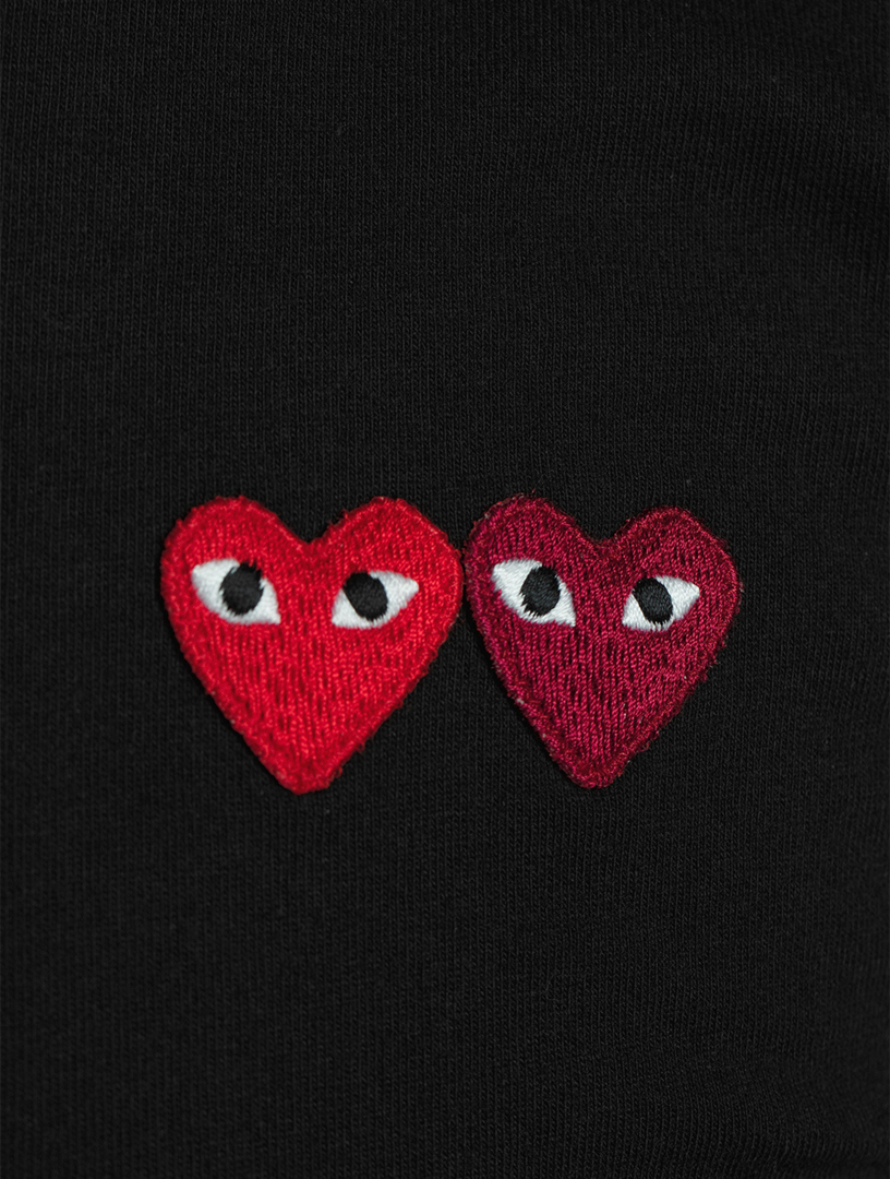 Double Heart Patch T-Shirt