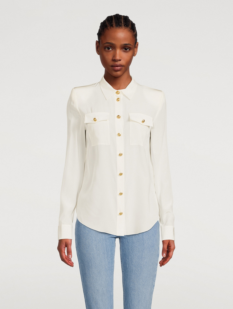 Silk Crepe De Chine Shirt