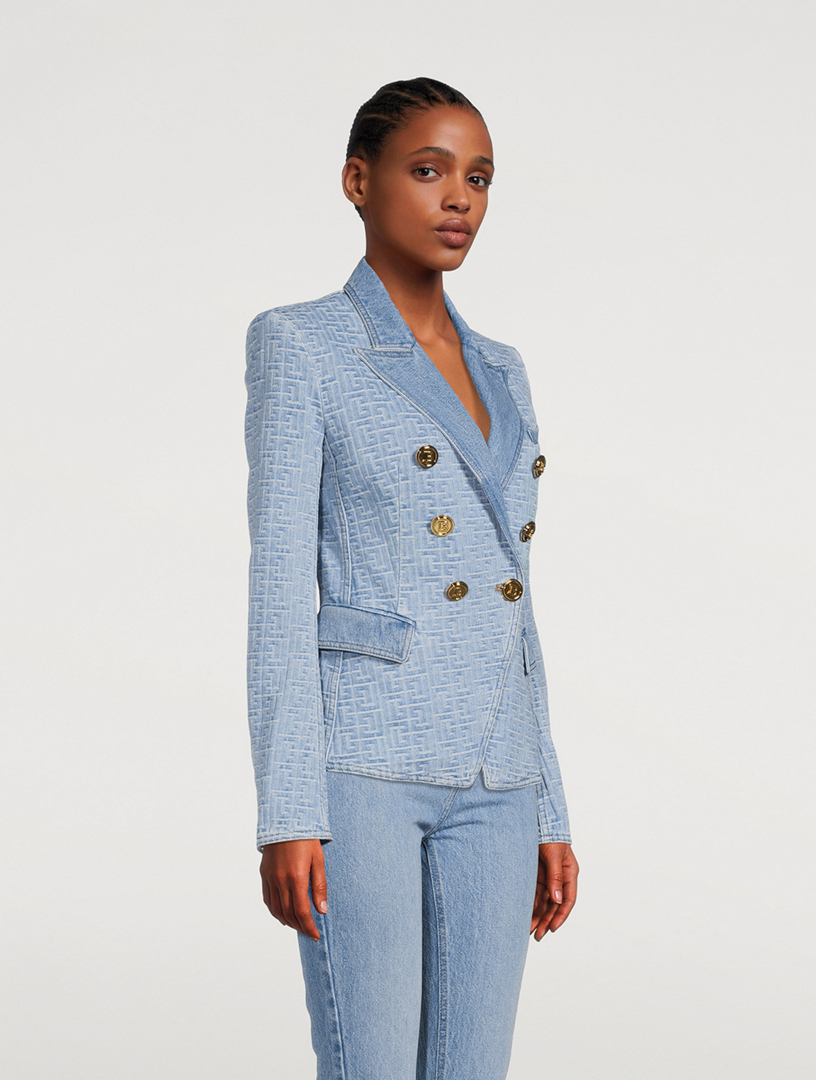 Balmain 2024 denim blazers