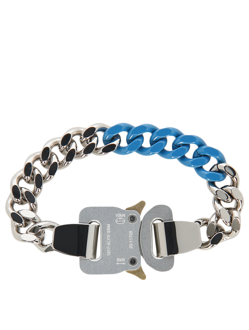 Semi-Coloured Links Buckle Bracelet