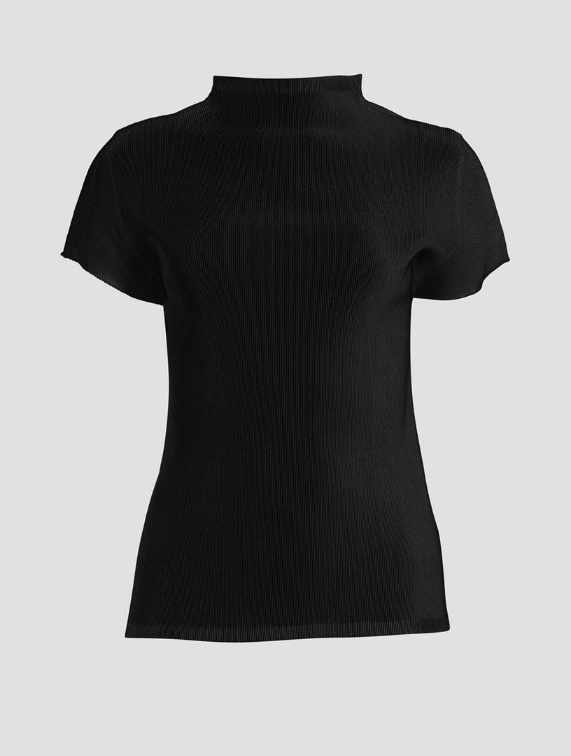 新作人気モデル PLEASE PLEATS ISSEY Holt | Top High-Neck Basics Mist MIYAKE トップス