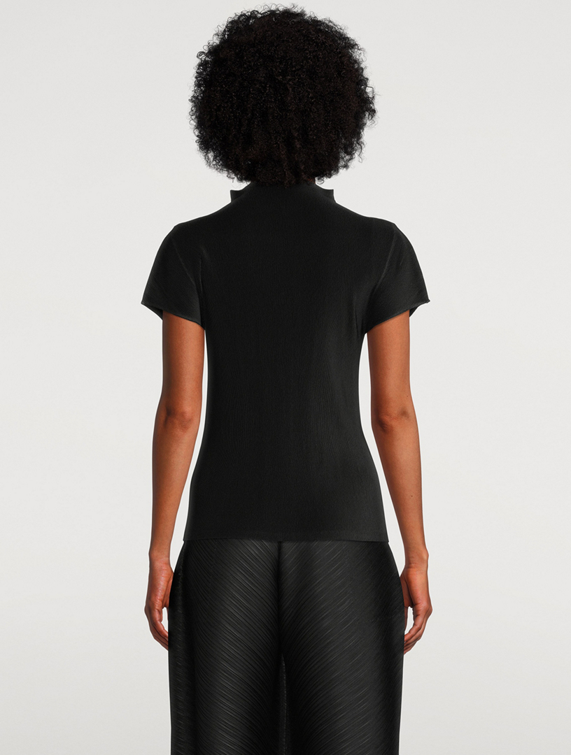トップス PLEATS PLEASE ISSEY MIYAKE MIST BASICS PLEATS PLEASE ISSEY MIYAKE Mist Basics High-Neck Top | Holt