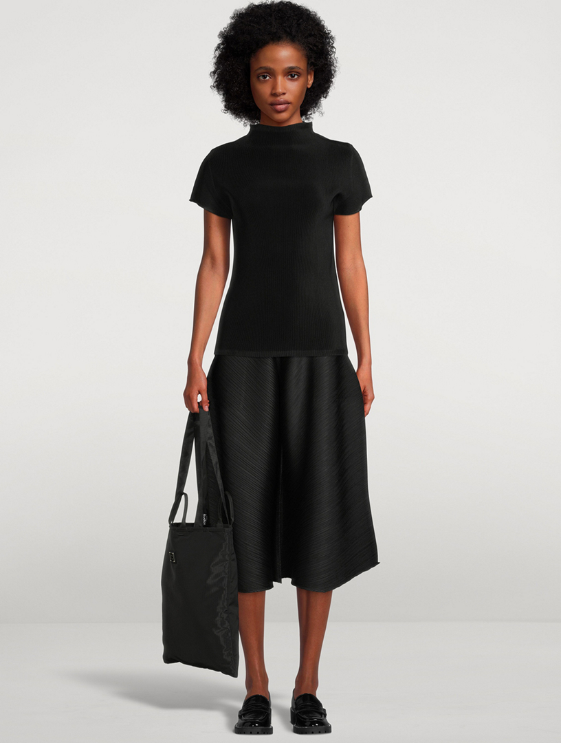 PLEATS PLEASE ISSEY MIYAKE Mist Basics High-Neck Top | Holt