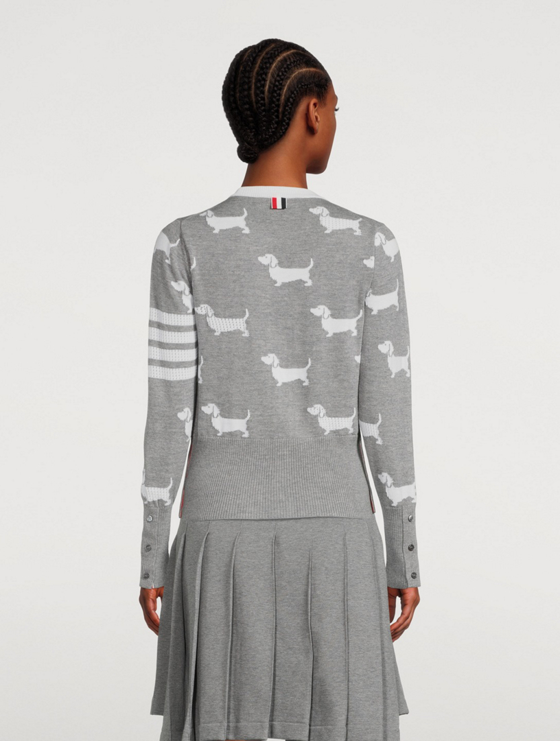 Wool Cardigan Hector Print