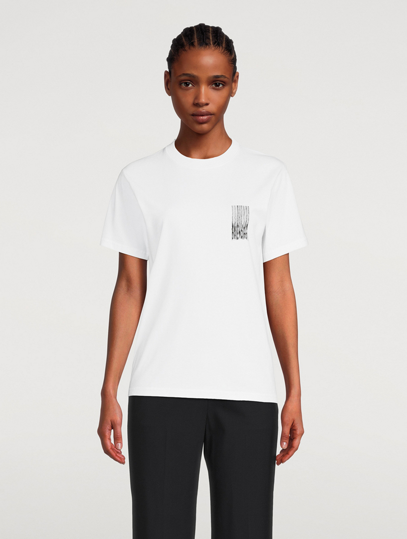 Barcode Fitted T-Shirt