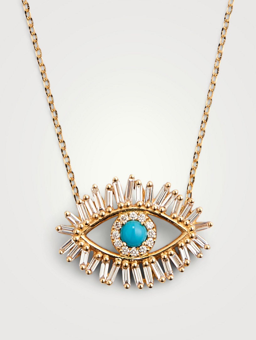 Suzanne kalan evil hot sale eye necklace