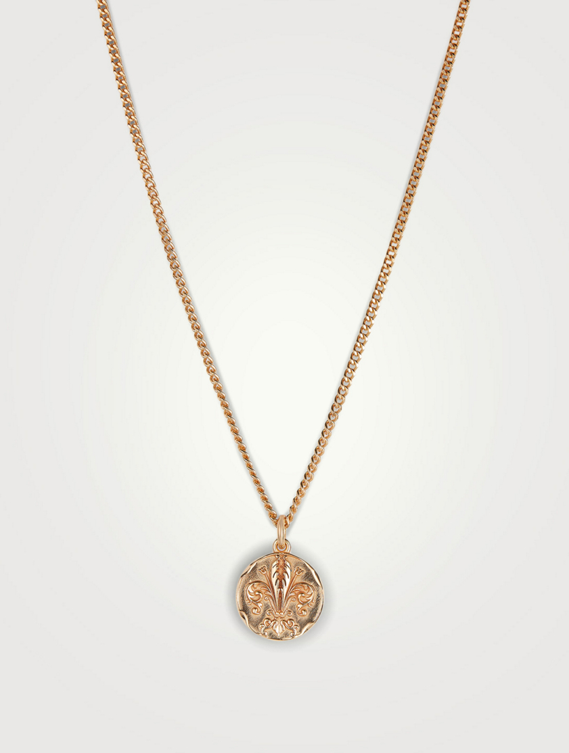 Malin Lock Necklace Gold