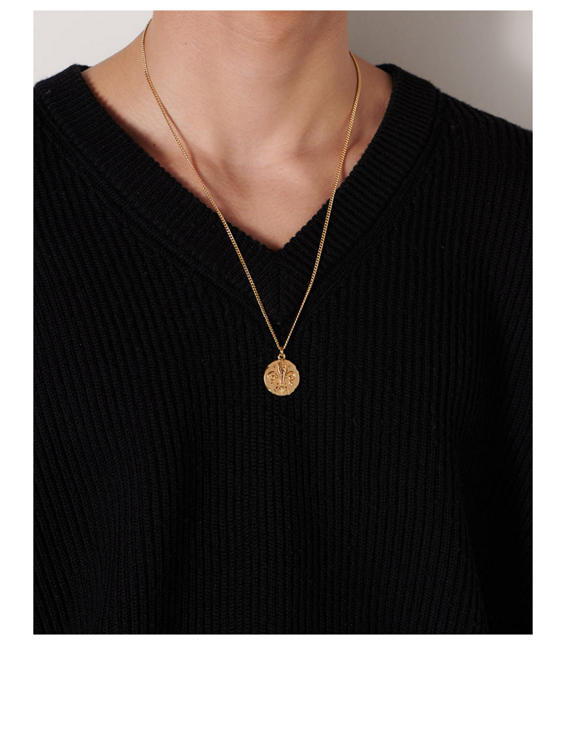 Malin Lock Necklace Gold