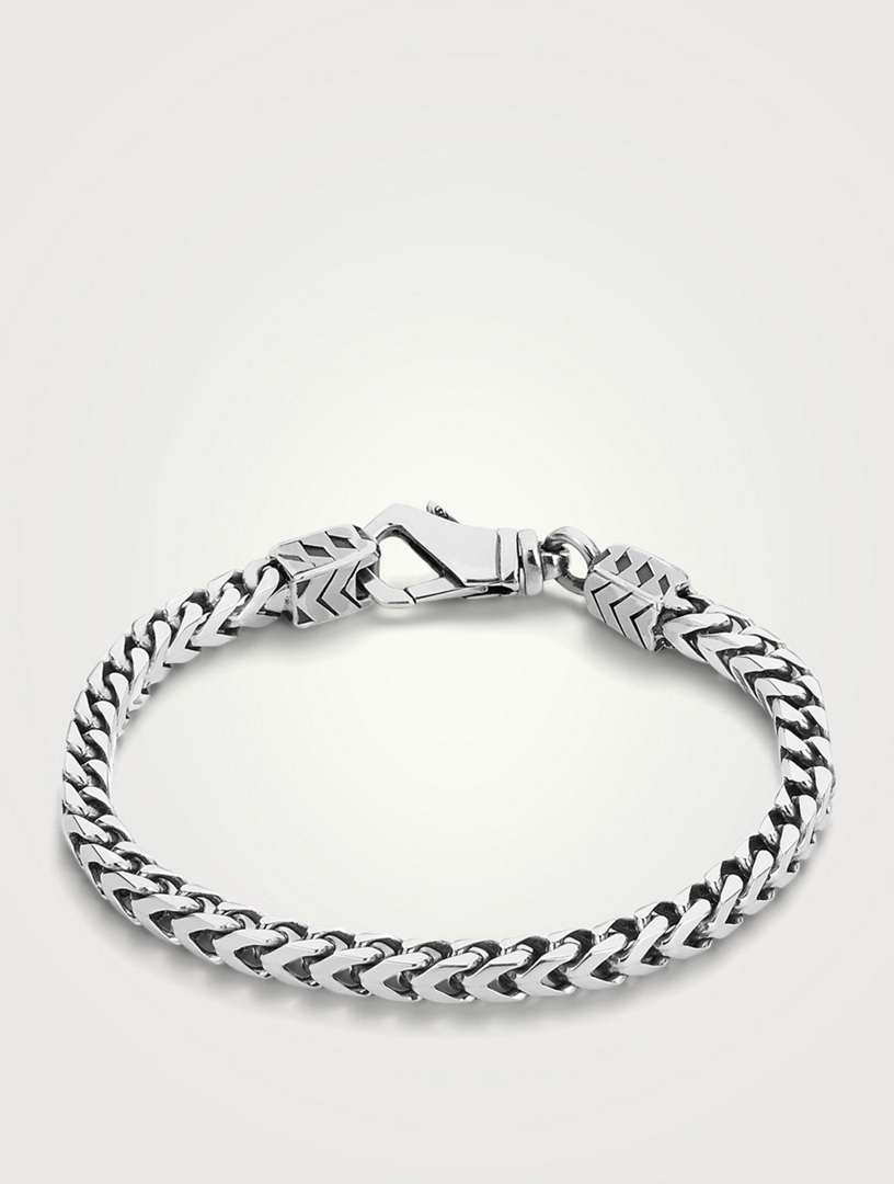 EMANUELE BICOCCHI Sterling Silver Square Chain Bracelet | Holt Renfrew