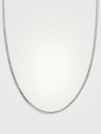 Sterling Silver Square Chain Necklace