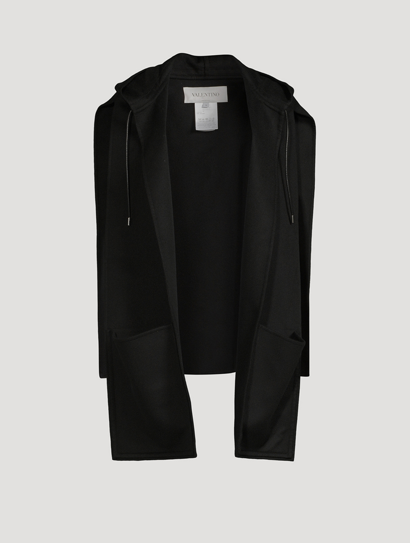 Virgin Wool And Cashmere Cape