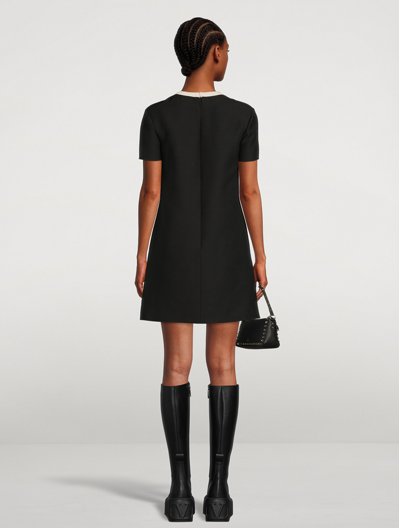Virgin Wool And Silk Shift Dress