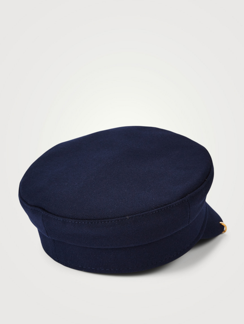 RUSLAN BAGINSKIY Baker Boy Cap With Piercings | Holt Renfrew display picture 1