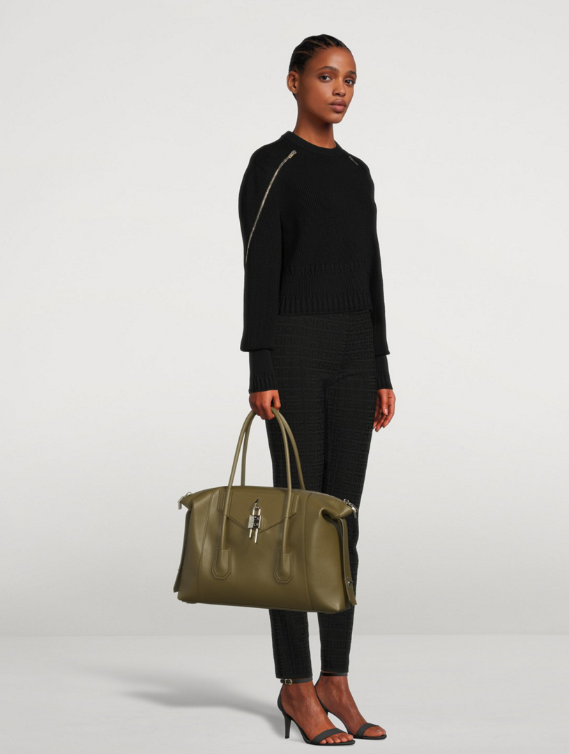 Antigona Lock Soft Hand Bag In Black Viscose - Shop on RingenShops - Balenciaga  Bags for Women