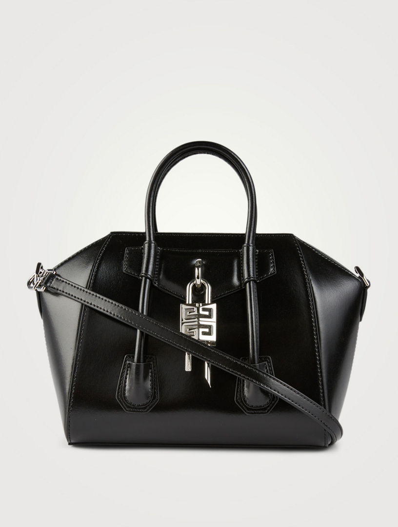 Givenchy Women's Antigona Lock Small Handbag - Black - Totes