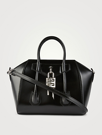 Mini Antigona Leather Bag With Lock