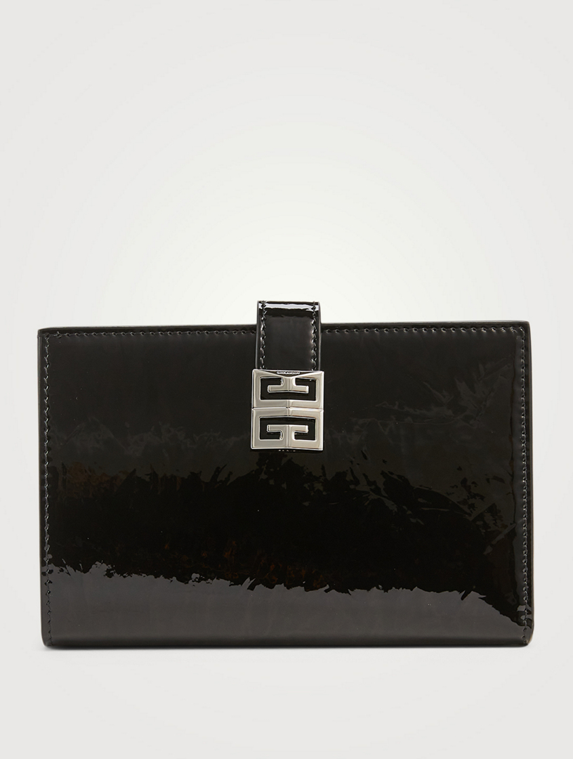 Medium 4G Croc-Leather Bifold Wallet