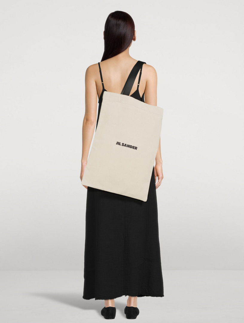 Jil sander canvas tote bag new arrivals