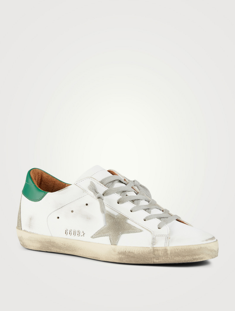 Super Star Leather Sneakers With Suede Star