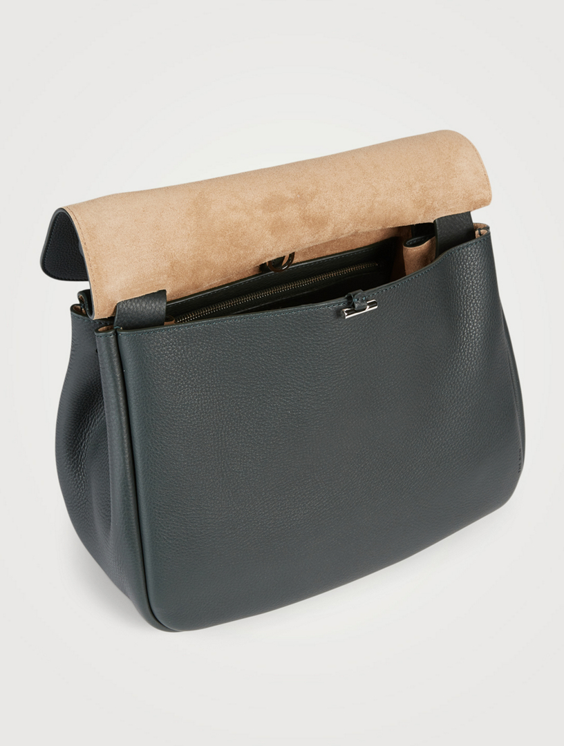 Small Mail Leather Crossbody Bag