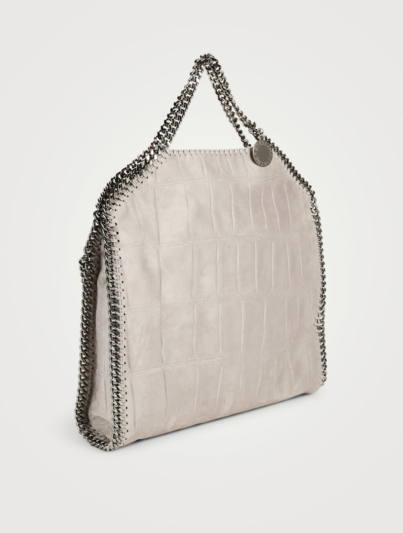 Falabella Croc-Embossed Tote Bag