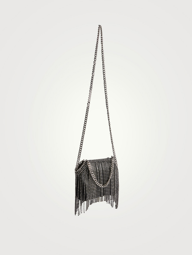 STELLA MCCARTNEY Mini Falabella Tote Bag With Crystal Fringe