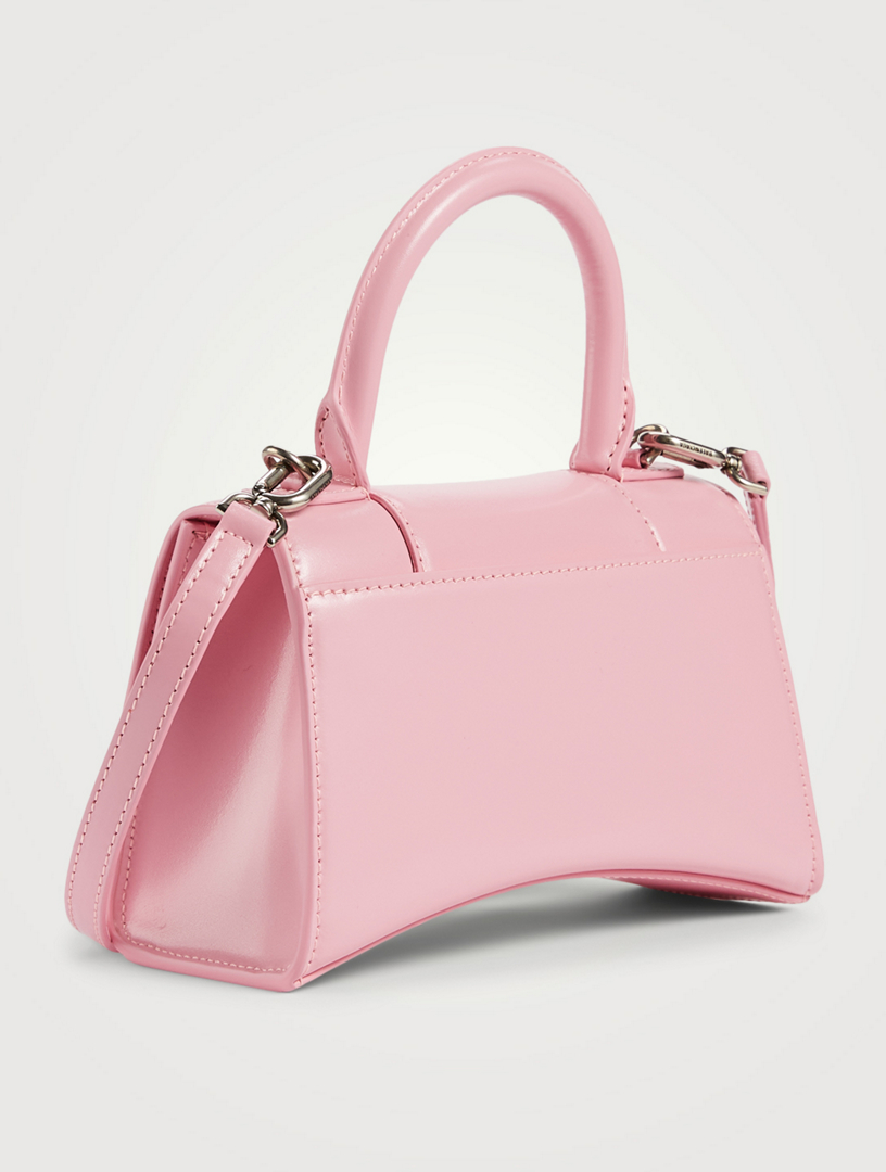 BALENCIAGA XS Hourglass Leather Top Handle Bag | Holt Renfrew